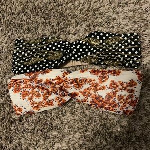 Anthropologie Knotted Twist headbands